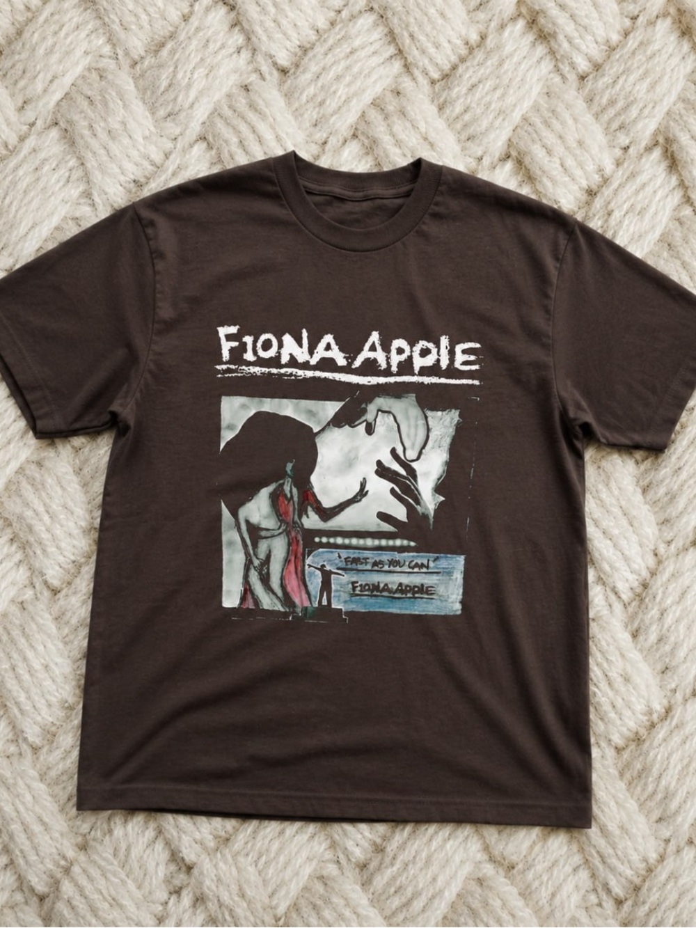 Gildan Brown Fiona Apple Graphic Tee